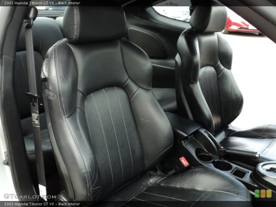 Black Interior Photo for the 2003 Hyundai Tiburon GT V6 #48685295