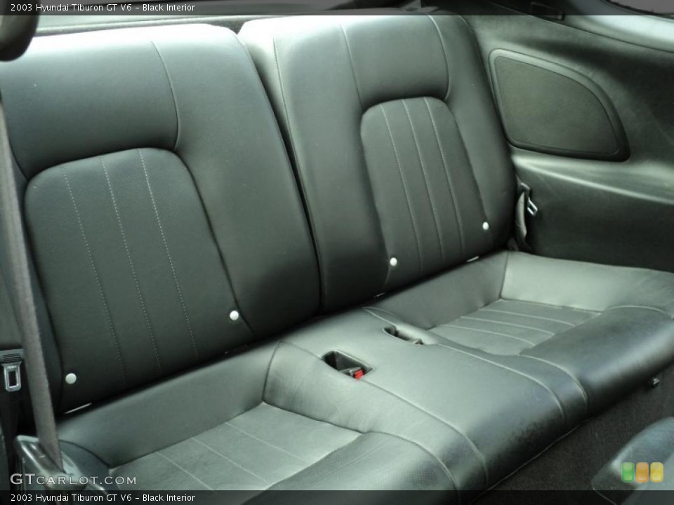 Black Interior Photo for the 2003 Hyundai Tiburon GT V6 #48685304