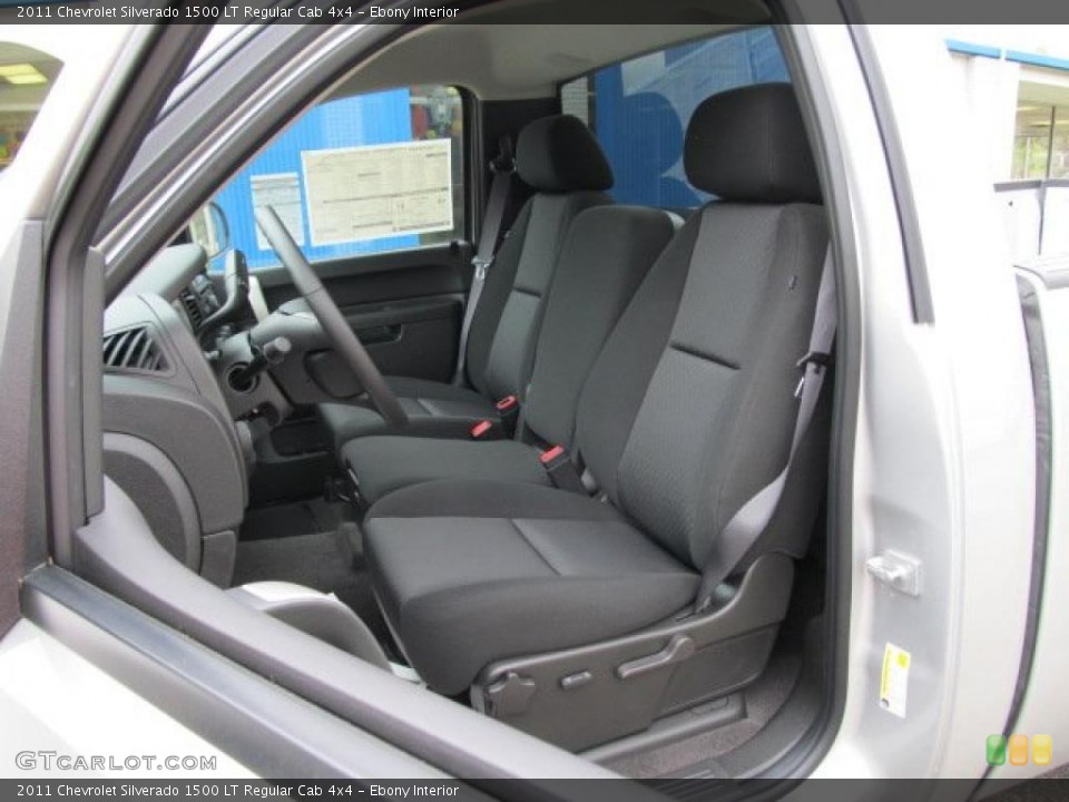 Ebony Interior Photo for the 2011 Chevrolet Silverado 1500 LT Regular Cab 4x4 #48685590