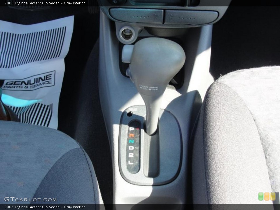 Gray Interior Transmission for the 2005 Hyundai Accent GLS Sedan #48685712