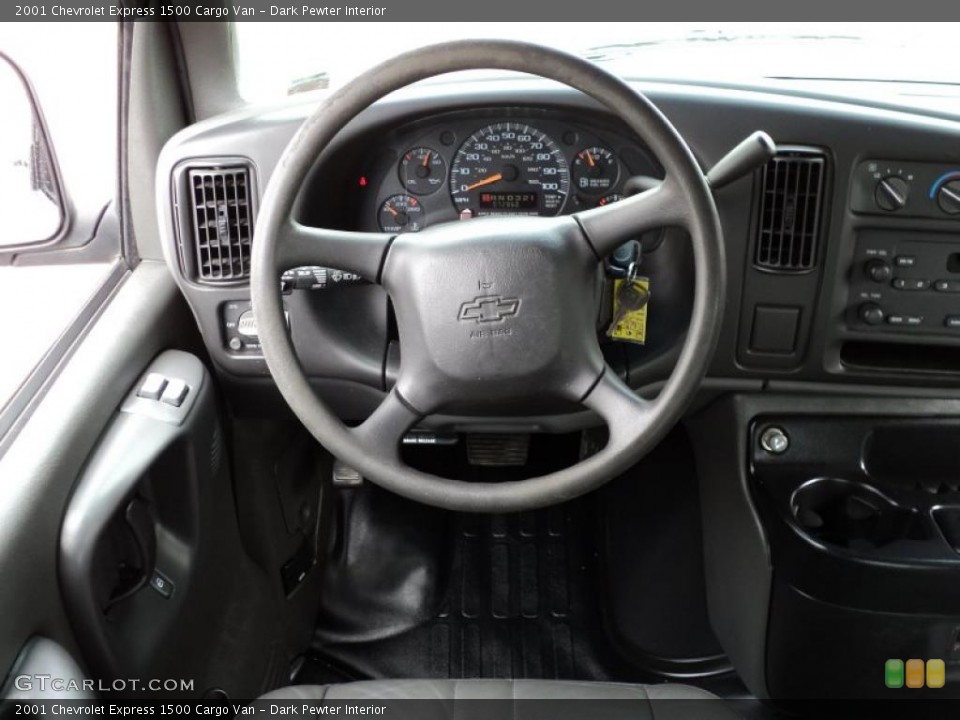 Dark Pewter Interior Steering Wheel for the 2001 Chevrolet Express 1500 Cargo Van #48685759