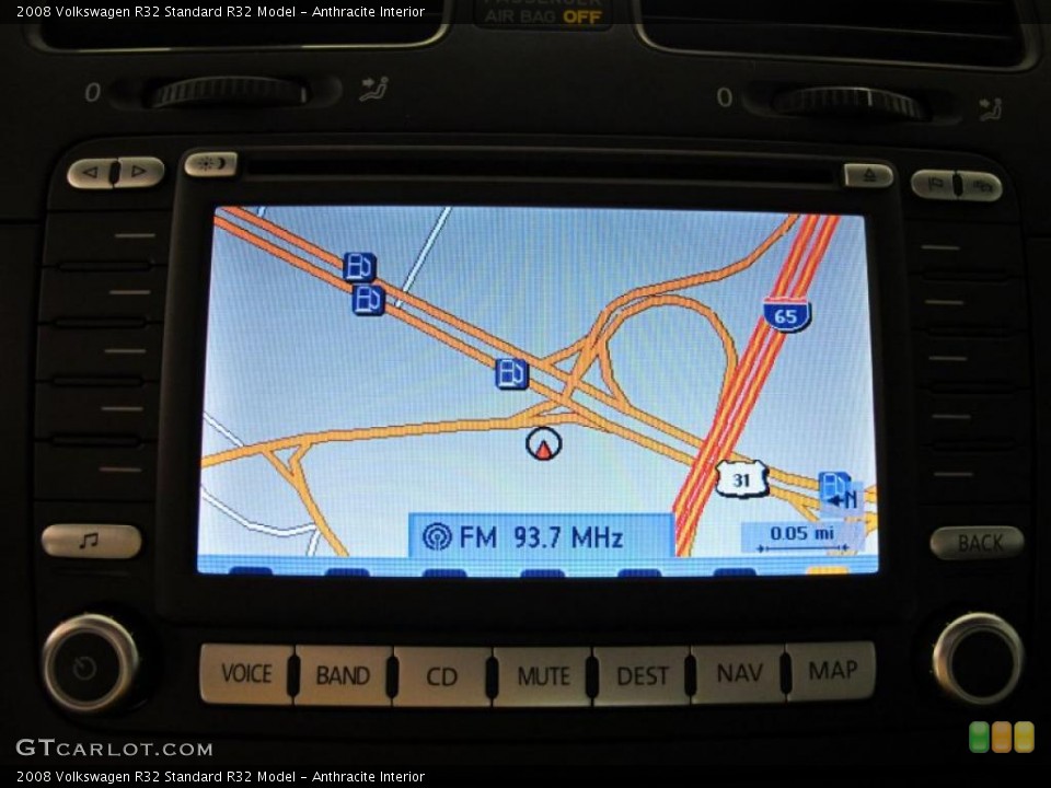 Anthracite Interior Navigation for the 2008 Volkswagen R32  #48689921