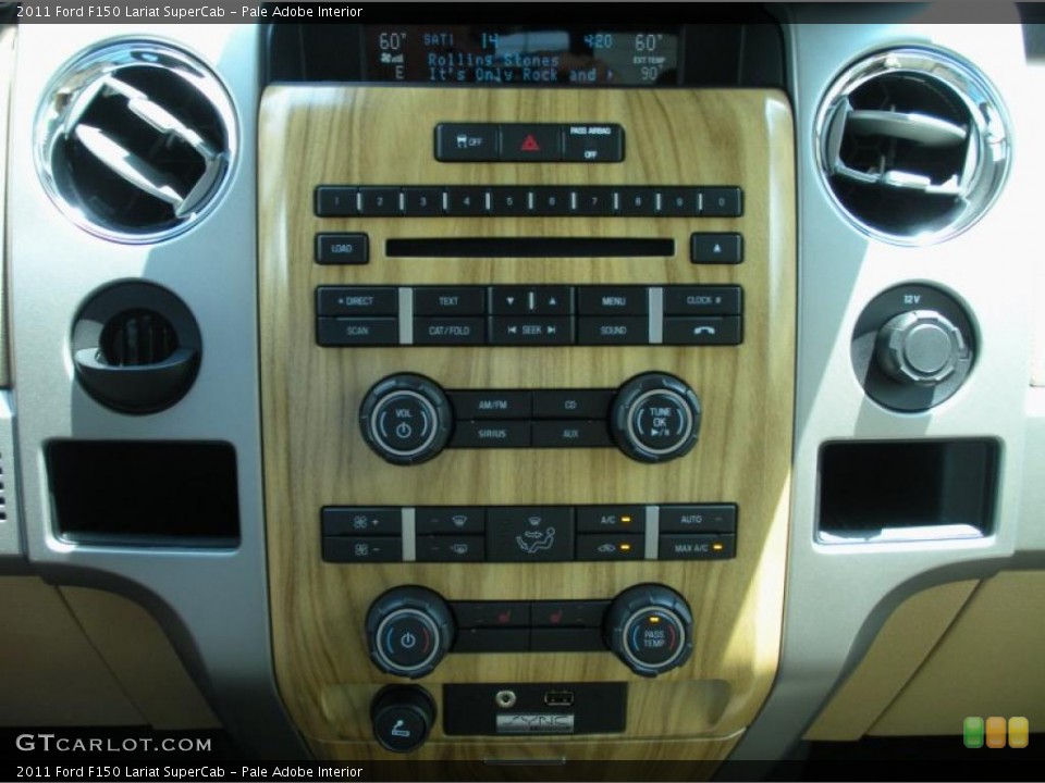 Pale Adobe Interior Controls for the 2011 Ford F150 Lariat SuperCab #48694293