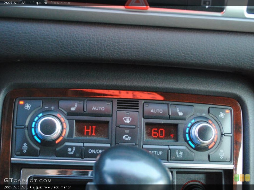 Black Interior Controls for the 2005 Audi A8 L 4.2 quattro #48695772