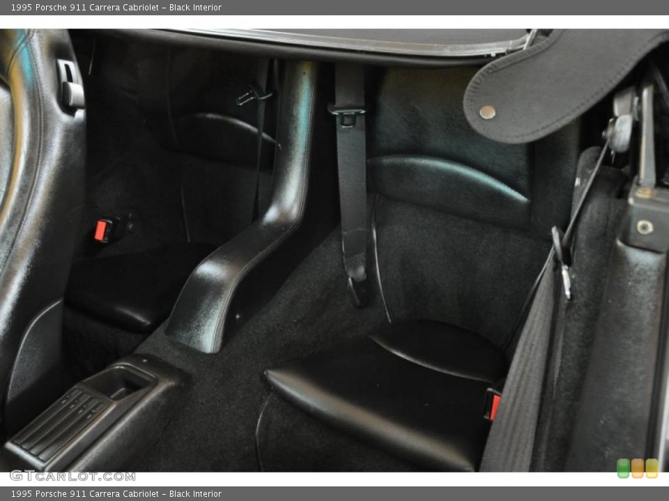 Black Interior Photo for the 1995 Porsche 911 Carrera Cabriolet #48696877