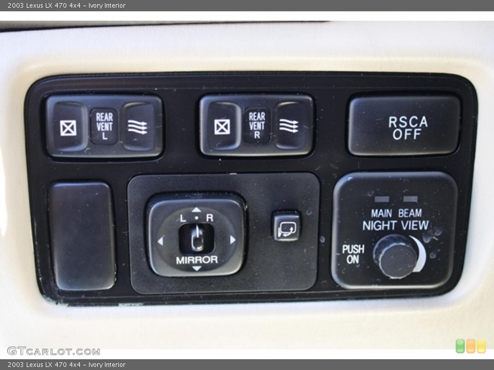 Ivory Interior Controls for the 2003 Lexus LX 470 4x4 #48697090