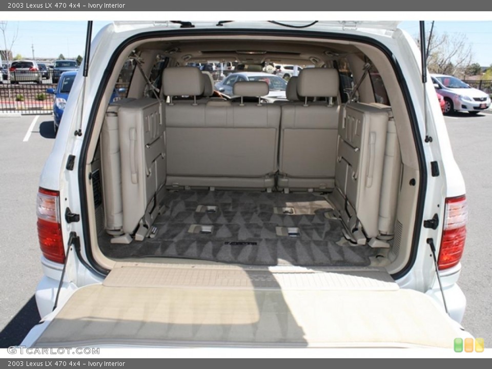 Ivory Interior Trunk for the 2003 Lexus LX 470 4x4 #48697207