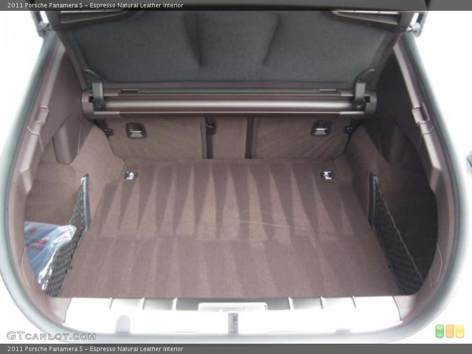 Espresso Natural Leather Interior Trunk for the 2011 Porsche Panamera S #48698368