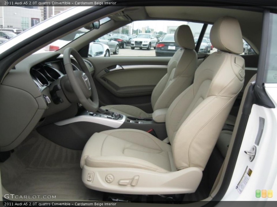 Cardamom Beige Interior Photo for the 2011 Audi A5 2.0T quattro Convertible #48698464