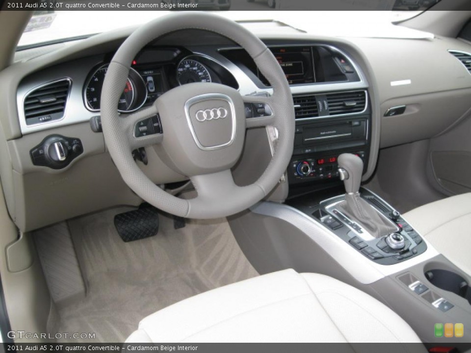 Cardamom Beige 2011 Audi A5 Interiors