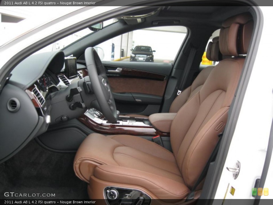 Nougat Brown Interior Photo for the 2011 Audi A8 L 4.2 FSI quattro #48698596