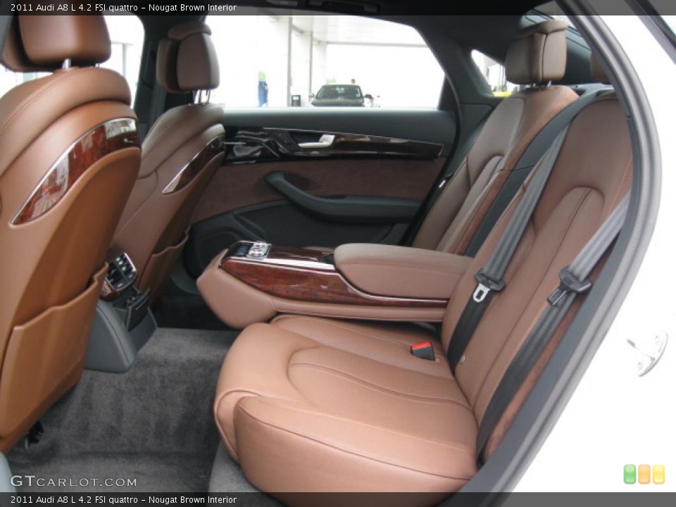 Nougat Brown Interior Photo for the 2011 Audi A8 L 4.2 FSI quattro #48698629