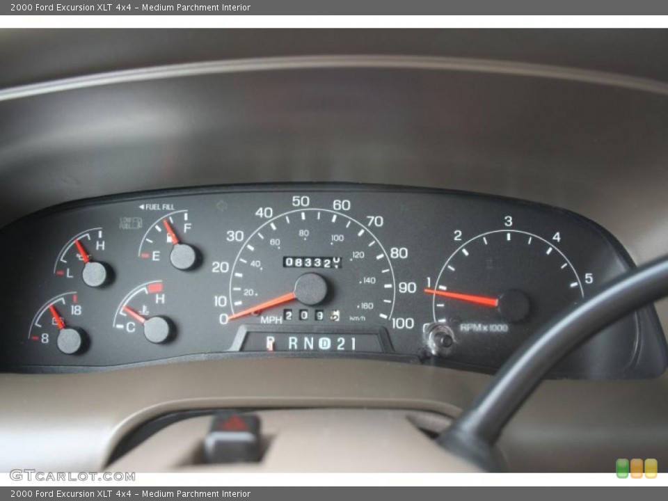 Medium Parchment Interior Gauges for the 2000 Ford Excursion XLT 4x4 #48698677