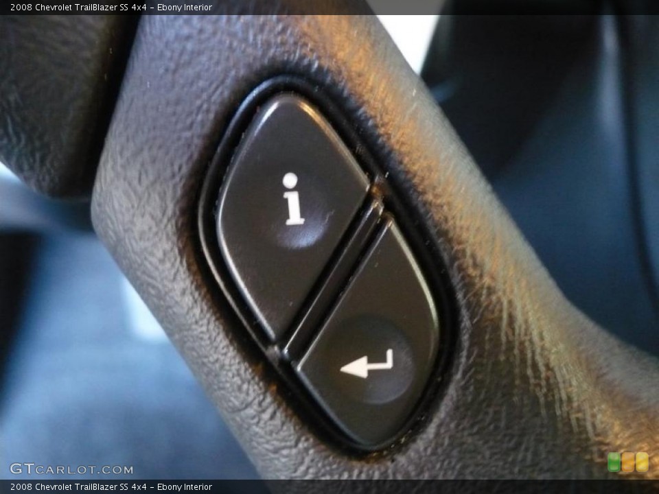 Ebony Interior Controls for the 2008 Chevrolet TrailBlazer SS 4x4 #48698716