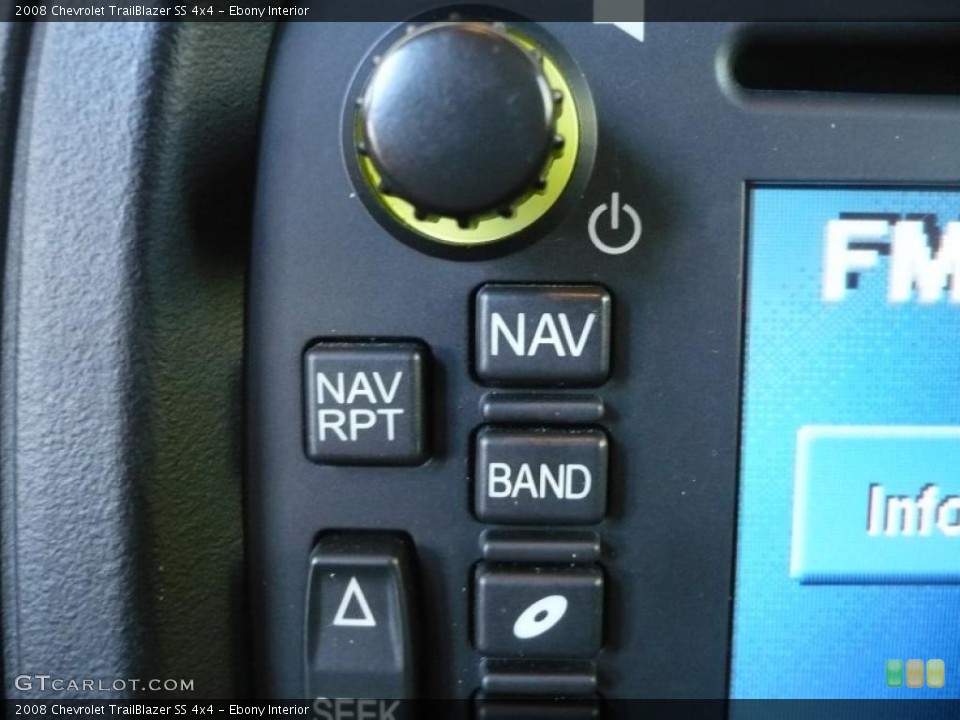 Ebony Interior Controls for the 2008 Chevrolet TrailBlazer SS 4x4 #48698746