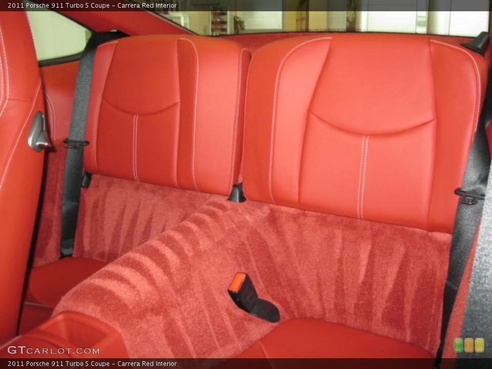 Carrera Red Interior Photo for the 2011 Porsche 911 Turbo S Coupe #48698776