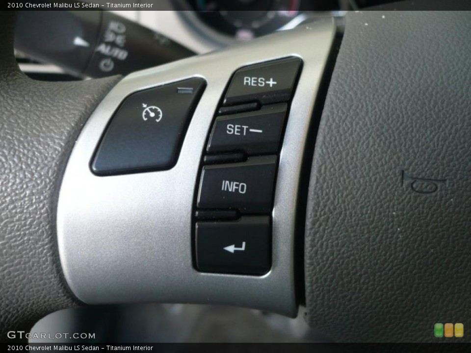 Titanium Interior Controls for the 2010 Chevrolet Malibu LS Sedan #48699505