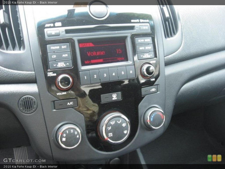 Black Interior Controls for the 2010 Kia Forte Koup EX #48700684