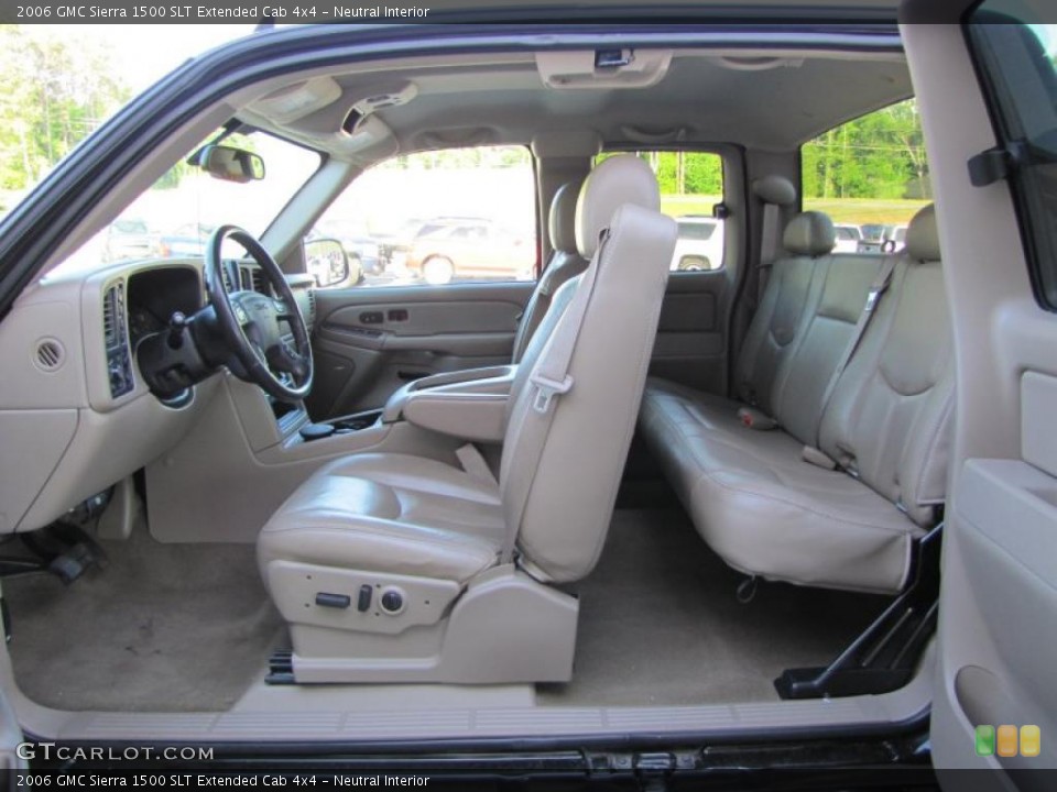 Neutral Interior Photo for the 2006 GMC Sierra 1500 SLT Extended Cab 4x4 #48701560