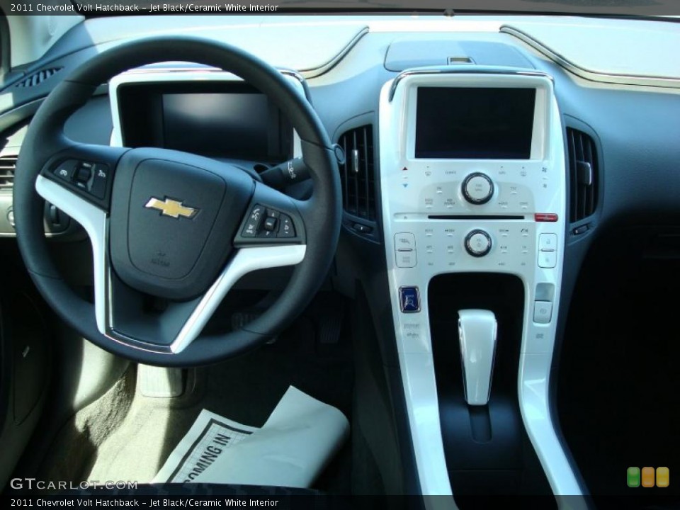 Jet Black/Ceramic White Interior Dashboard for the 2011 Chevrolet Volt Hatchback #48702418