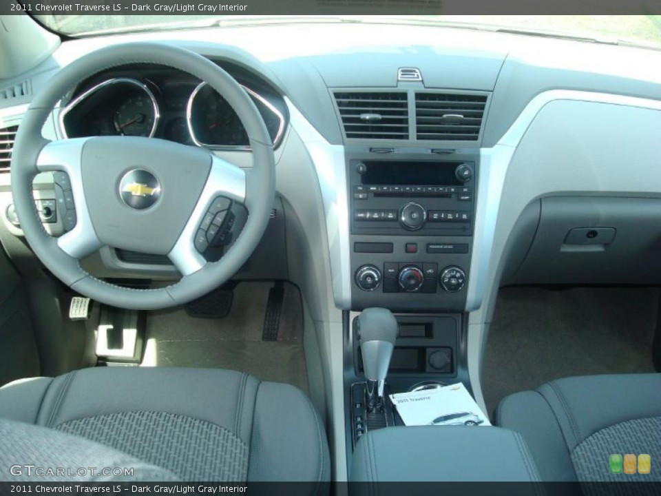 Dark Gray/Light Gray Interior Dashboard for the 2011 Chevrolet Traverse LS #48702541