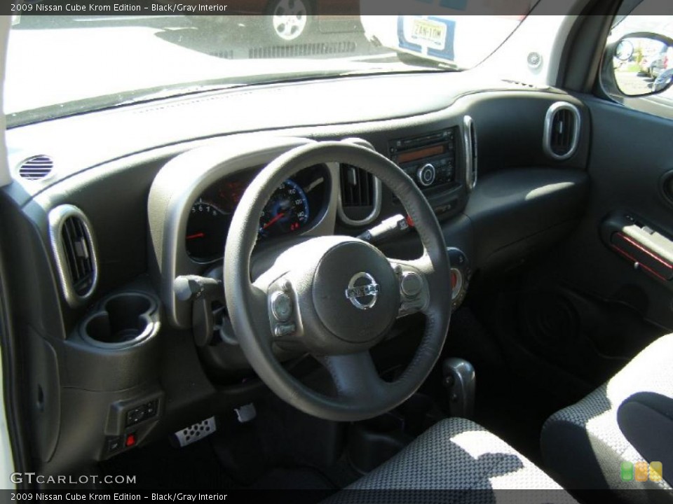 Black/Gray Interior Dashboard for the 2009 Nissan Cube Krom Edition #48702562