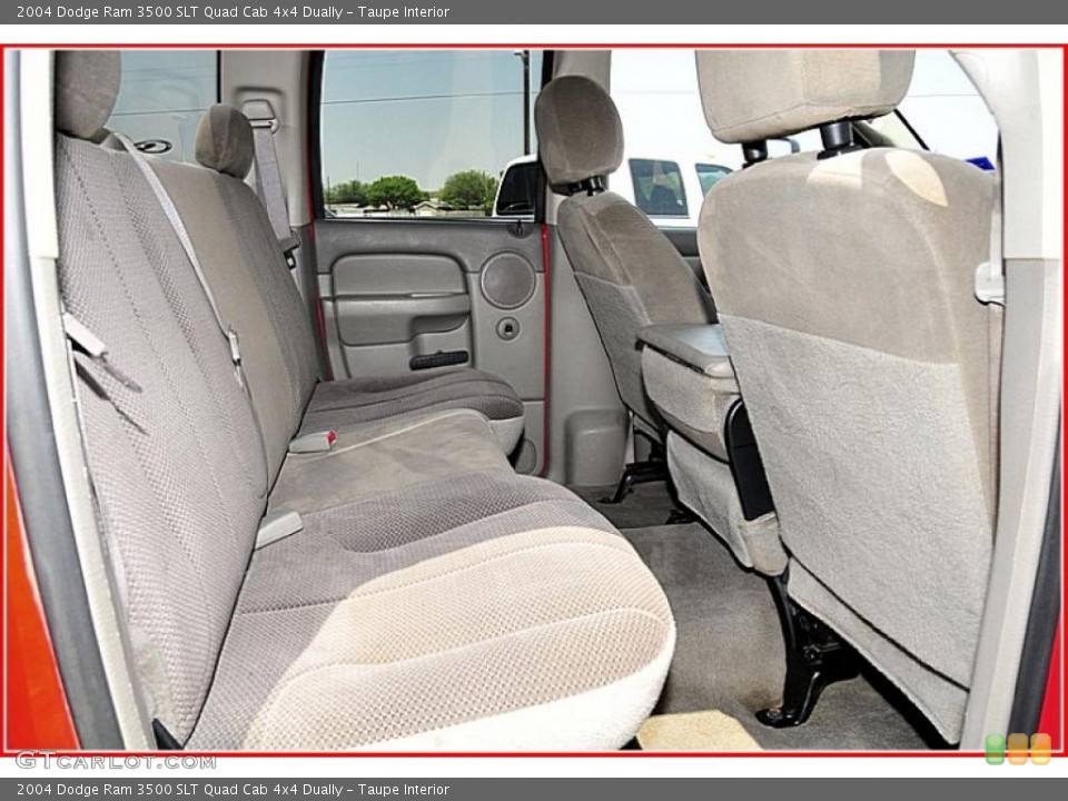 Taupe Interior Photo for the 2004 Dodge Ram 3500 SLT Quad Cab 4x4 Dually #48703642