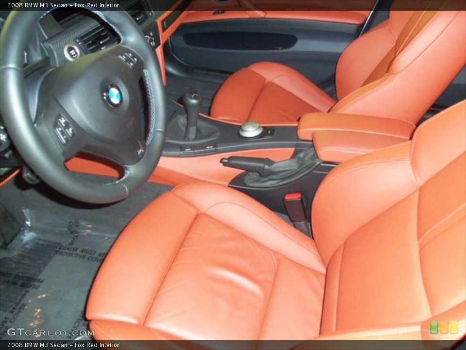 Fox Red Interior Photo for the 2008 BMW M3 Sedan #48703708