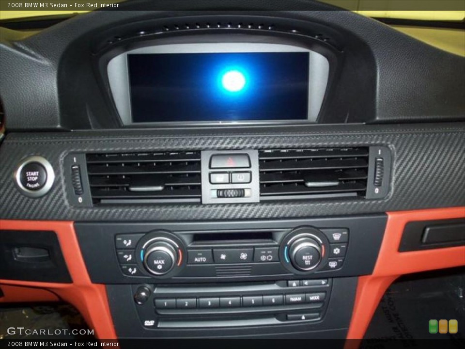 Fox Red Interior Controls for the 2008 BMW M3 Sedan #48703744