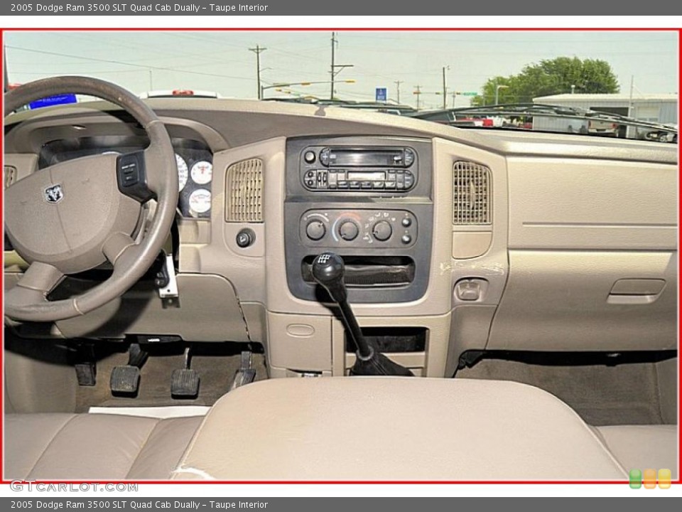 Taupe Interior Dashboard for the 2005 Dodge Ram 3500 SLT Quad Cab Dually #48704353