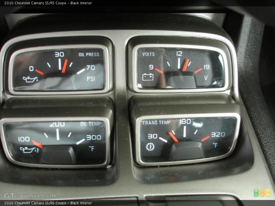 Black Interior Gauges for the 2010 Chevrolet Camaro SS/RS Coupe #48704761