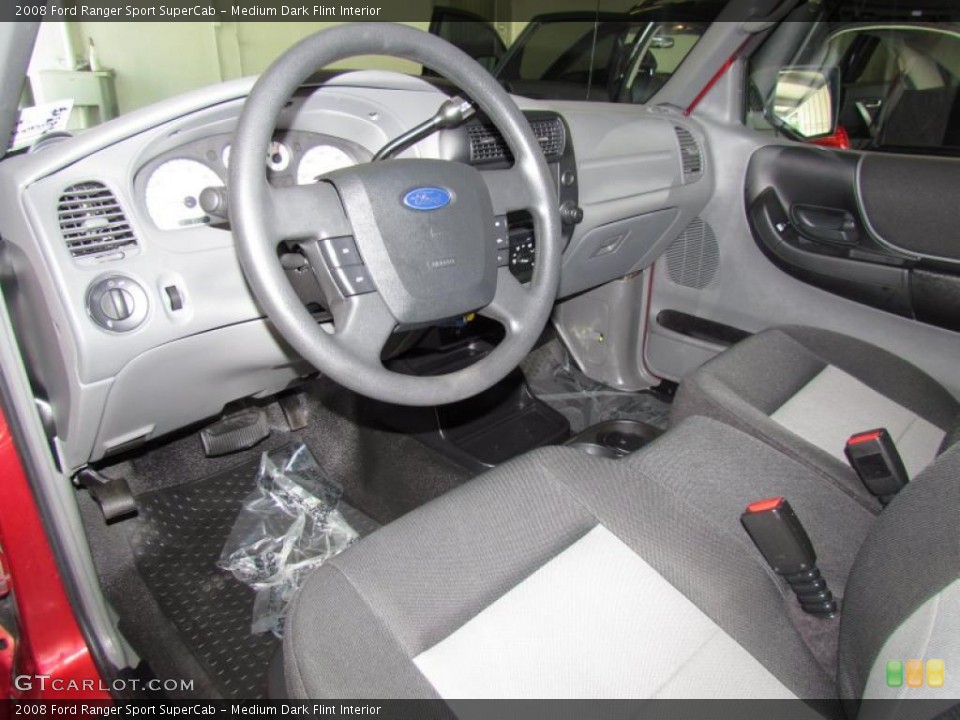 Medium Dark Flint Interior Prime Interior for the 2008 Ford Ranger Sport SuperCab #48705580