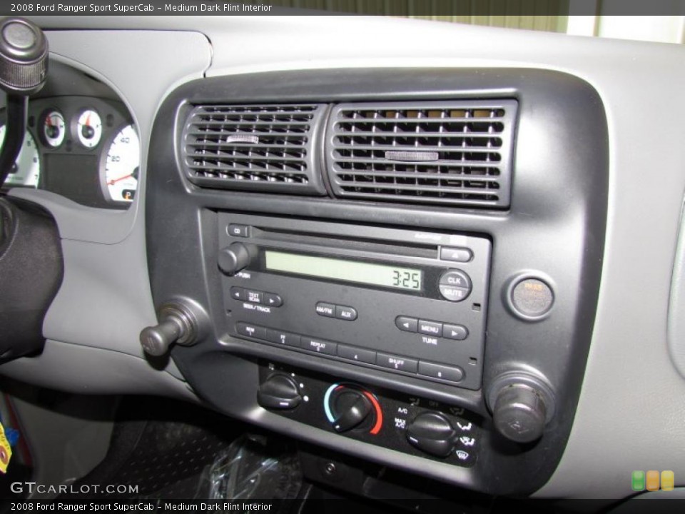 Medium Dark Flint Interior Controls for the 2008 Ford Ranger Sport SuperCab #48705625