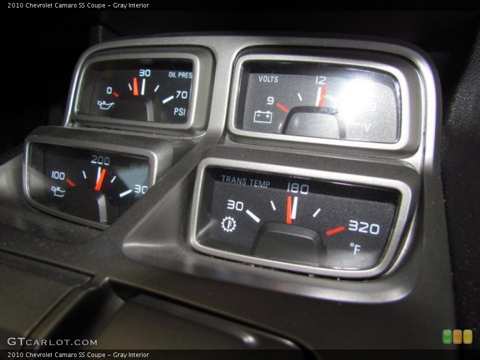 Gray Interior Gauges for the 2010 Chevrolet Camaro SS Coupe #48706870