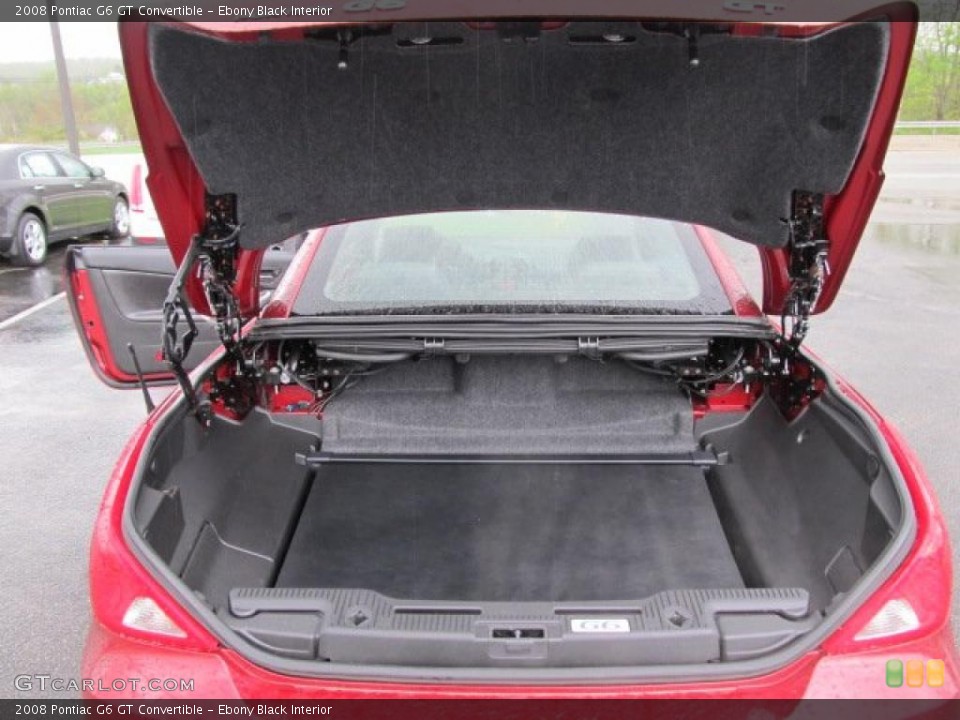 Ebony Black Interior Trunk for the 2008 Pontiac G6 GT Convertible #48707764