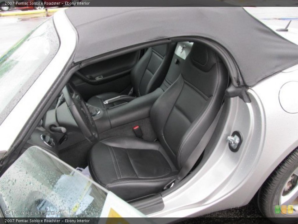 Ebony Interior Photo for the 2007 Pontiac Solstice Roadster #48708187