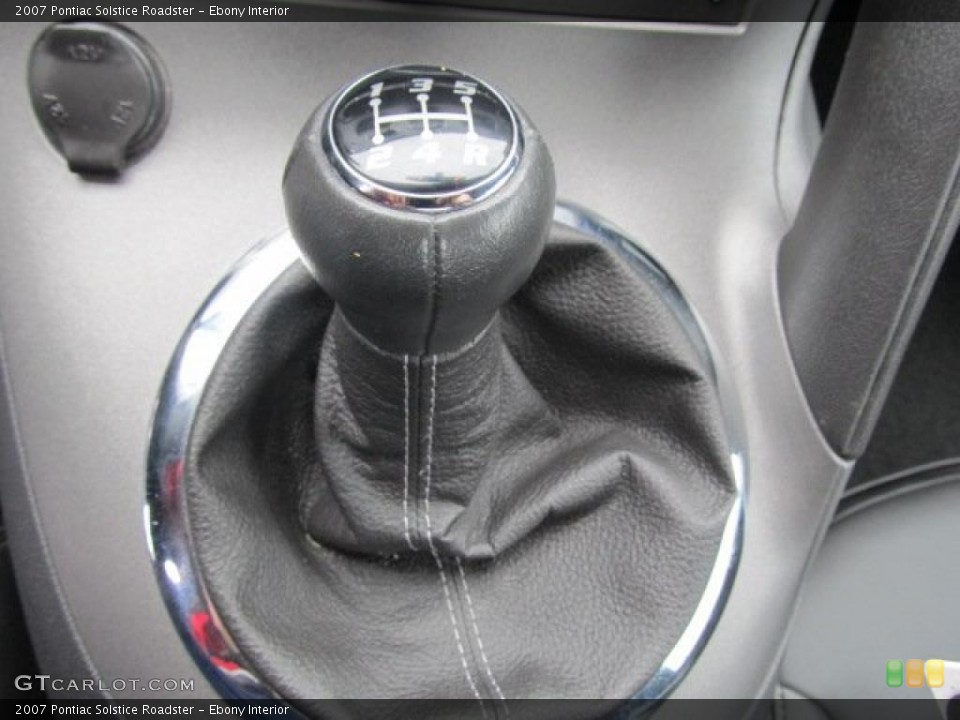 Ebony Interior Transmission for the 2007 Pontiac Solstice Roadster #48708259