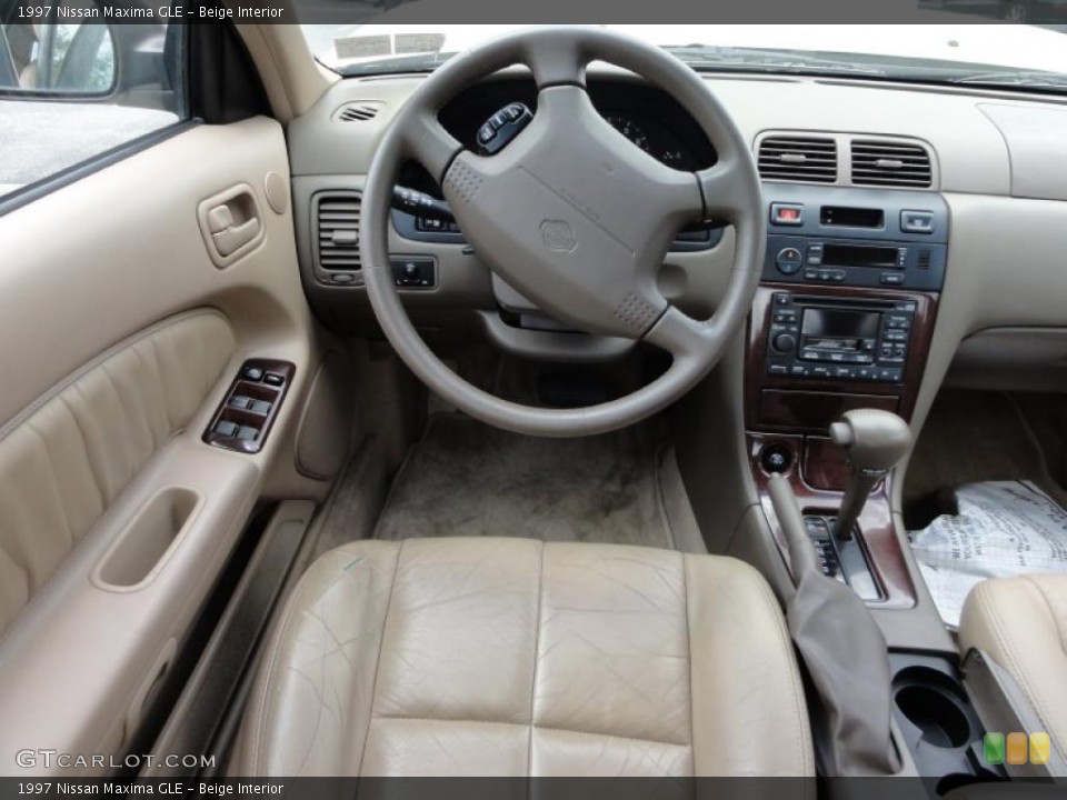 Beige 1997 Nissan Maxima Interiors