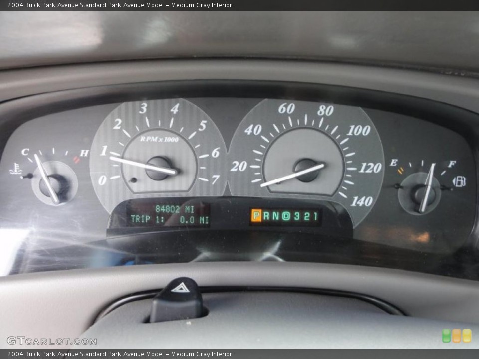 Medium Gray Interior Gauges for the 2004 Buick Park Avenue  #48710116