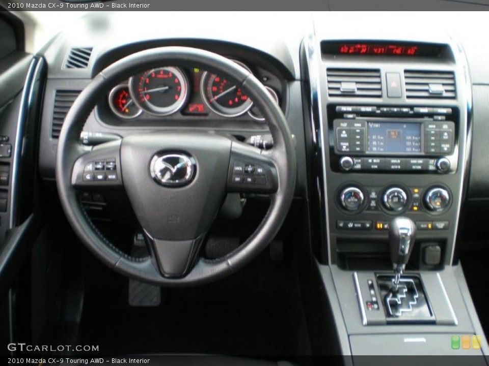 Black Interior Dashboard for the 2010 Mazda CX-9 Touring AWD #48712192