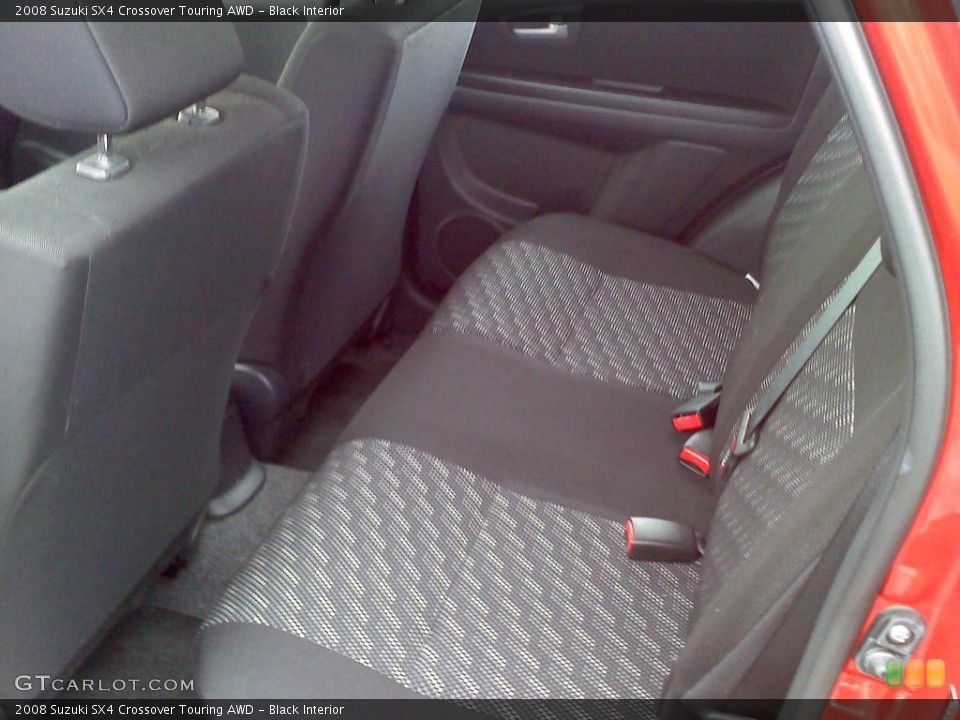 Black Interior Photo for the 2008 Suzuki SX4 Crossover Touring AWD #48712396
