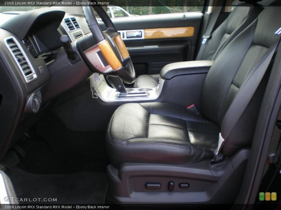 Ebony Black Interior Photo for the 2009 Lincoln MKX  #48713866