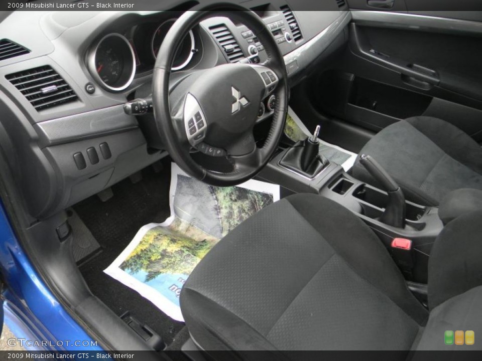 Black Interior Photo for the 2009 Mitsubishi Lancer GTS #48714598