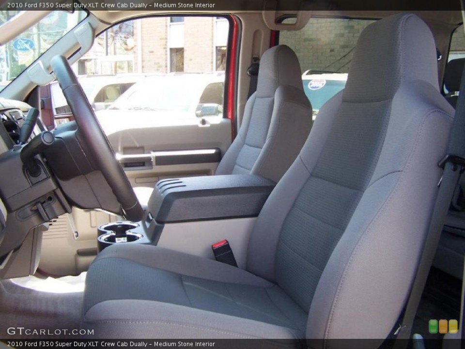 Medium Stone Interior Photo for the 2010 Ford F350 Super Duty XLT Crew Cab Dually #48715534