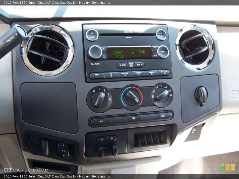 Medium Stone Interior Controls for the 2010 Ford F350 Super Duty XLT Crew Cab Dually #48715541