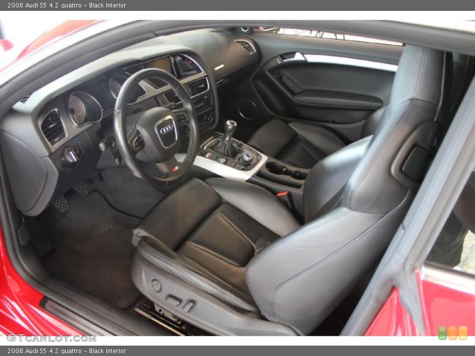 Black Interior Photo for the 2008 Audi S5 4.2 quattro #48715924