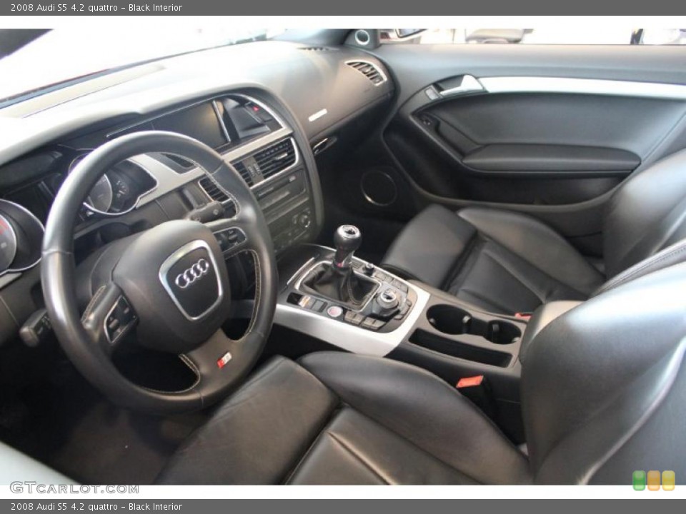 Black Interior Prime Interior for the 2008 Audi S5 4.2 quattro #48715936