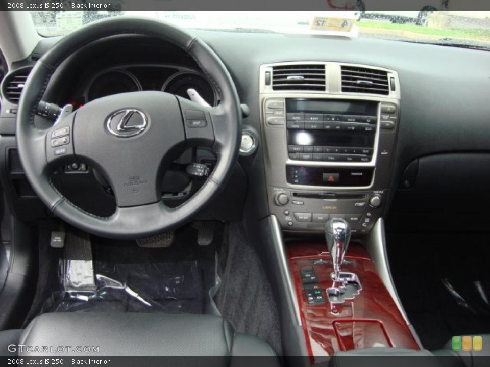 Black Interior Dashboard for the 2008 Lexus IS 250 #48715945