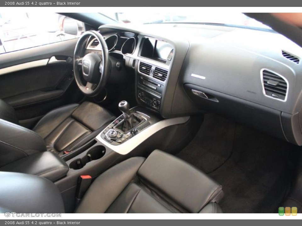 Black Interior Dashboard for the 2008 Audi S5 4.2 quattro #48715978