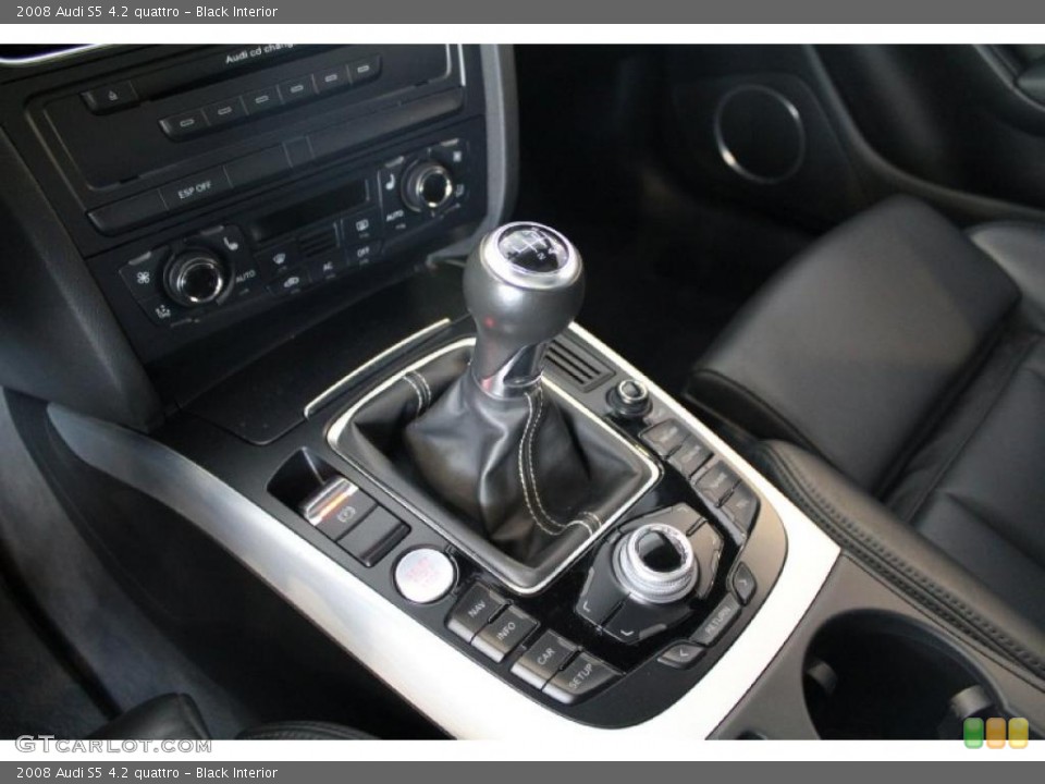 Black Interior Transmission for the 2008 Audi S5 4.2 quattro #48716062